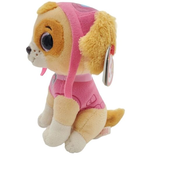 Ty Beanie Boos Paw Patrol Skye 6" Plush Pink Stuffed Animal Dog Puppy Tags Small - Picture 3 of 8